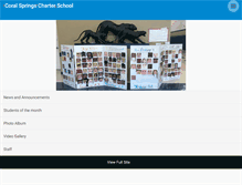Tablet Screenshot of coralspringscharter.org